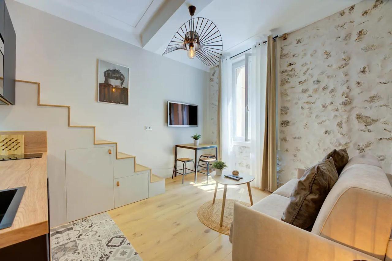 Duplex Studio Apt Mezzanine Near Shops & Cafes Antibes Luaran gambar