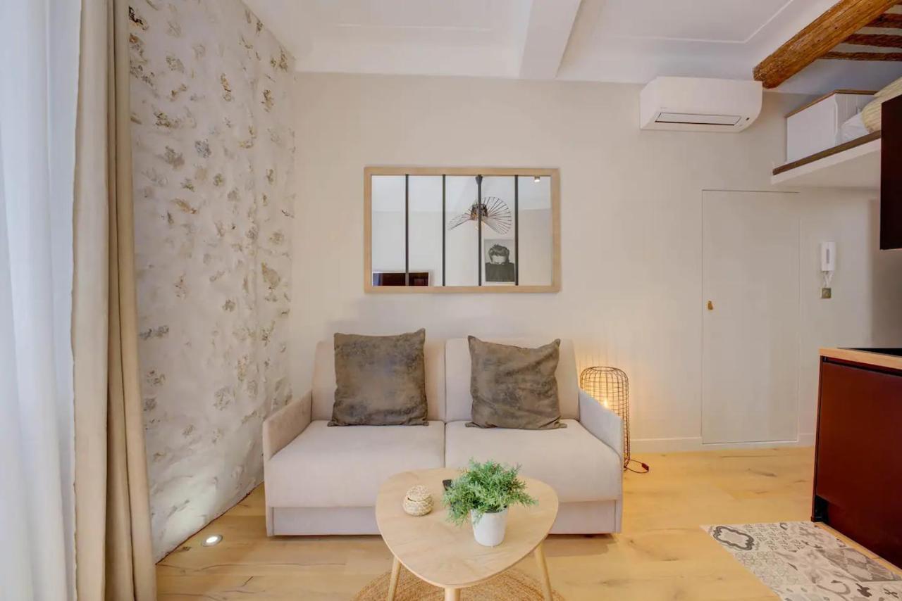 Duplex Studio Apt Mezzanine Near Shops & Cafes Apartment Antibes Luaran gambar