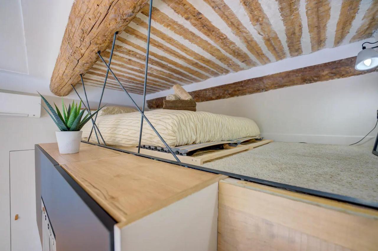 Duplex Studio Apt Mezzanine Near Shops & Cafes Antibes Luaran gambar