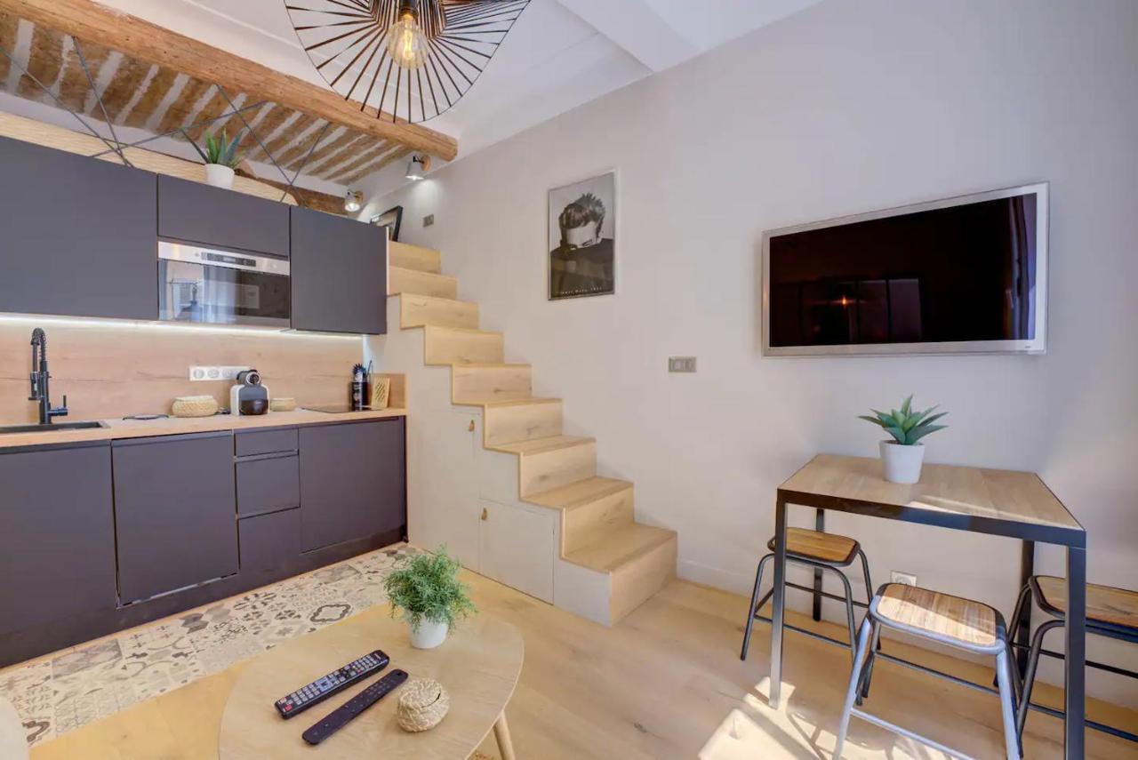 Duplex Studio Apt Mezzanine Near Shops & Cafes Antibes Luaran gambar