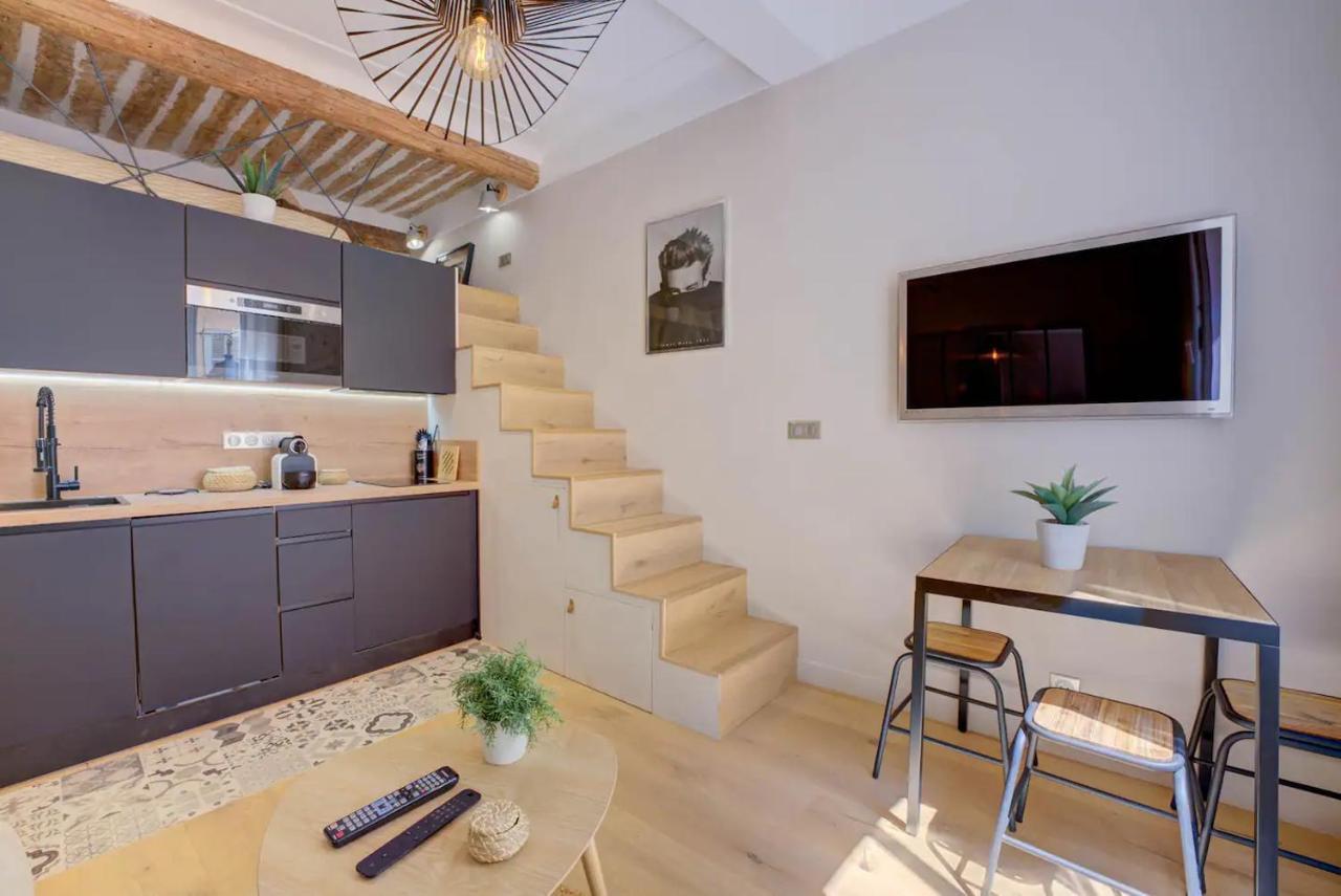 Duplex Studio Apt Mezzanine Near Shops & Cafes Apartment Antibes Luaran gambar